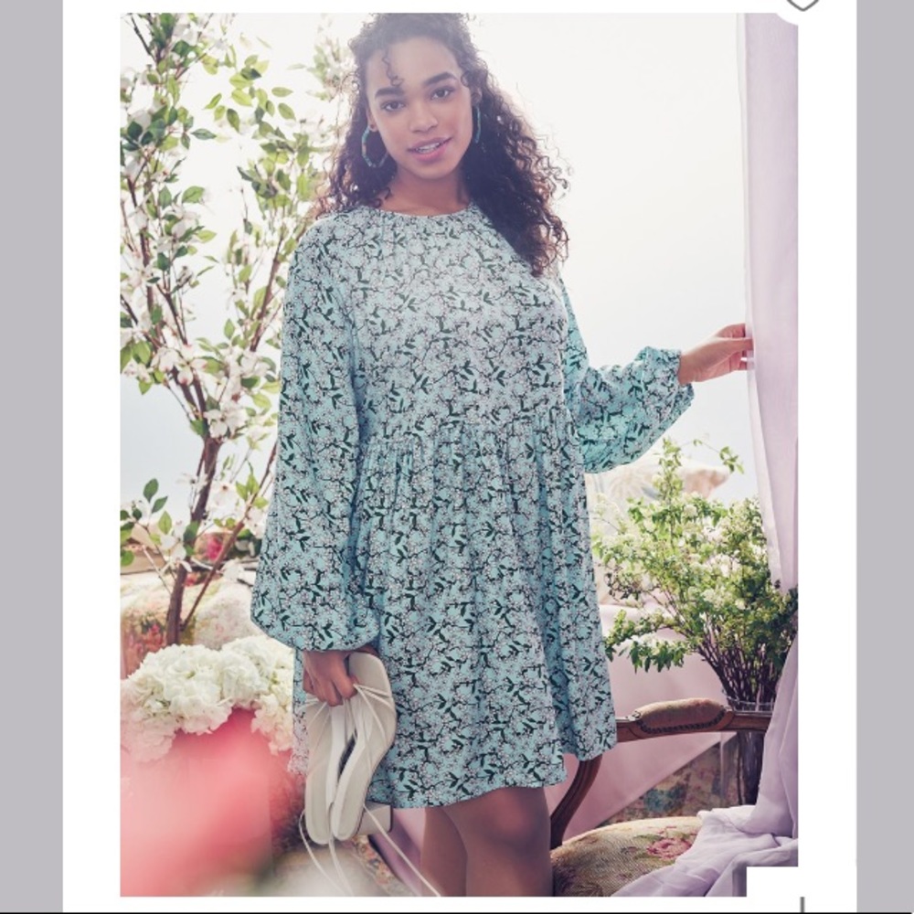 NWT Eloquii Easy Dress with Puff Sleeve, size 18/20